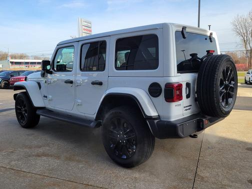 Bright White Clearcoat 2025 Jeep Wrangler 4xe Sahara