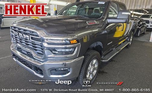 Granite Crystal Metallic Clearcoat 2025 RAM 2500 Big Horn Crew Cab 4x4 6'4' Box