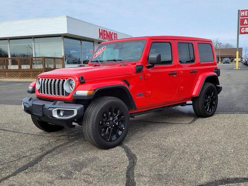 Firecracker Red Clearcoat 2025 Jeep Wrangler 4xe Sahara