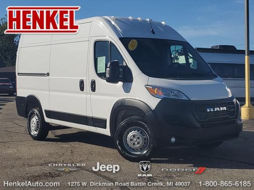 Bright White Clearcoat 2025 RAM ProMaster 1500 Base