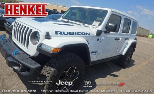 Bright White Clearcoat 2022 Jeep Wrangler Unlimited 4xe Rubicon