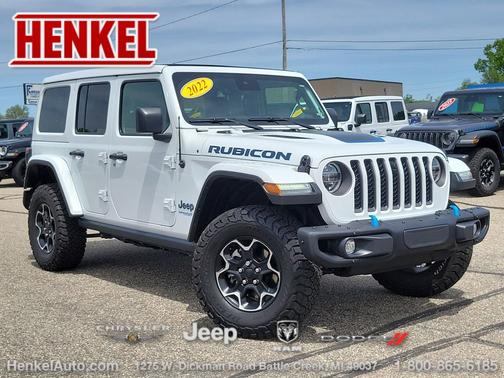 Bright White Clearcoat 2022 Jeep Wrangler Unlimited 4xe Rubicon
