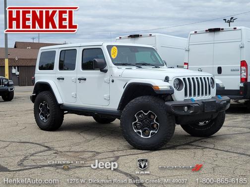 Bright White Clearcoat 2021 Jeep Wrangler Unlimited 4xe Rubicon