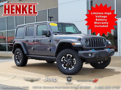 Granite Crystal Metallic Clearcoat 2025 Jeep Wrangler 4xe Rubicon