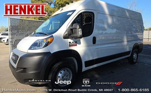 Bright White Clearcoat 2022 RAM ProMaster 2500 High Roof