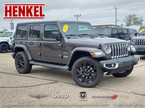 Granite Crystal Metallic Clearcoat 2023 Jeep Wrangler 4xe Sahara