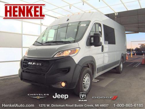 Bright Silver Metallic Clearcoat 2025 RAM ProMaster 3500 High Roof