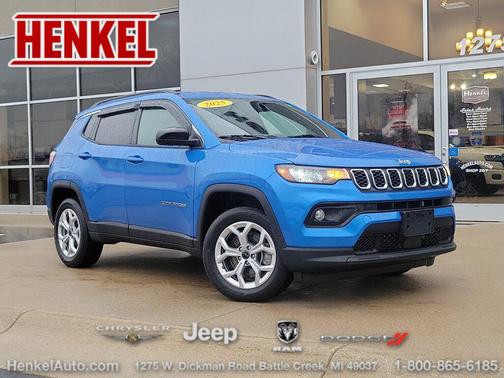 Hydro Blue Pearlcoat 2025 Jeep Compass Latitude