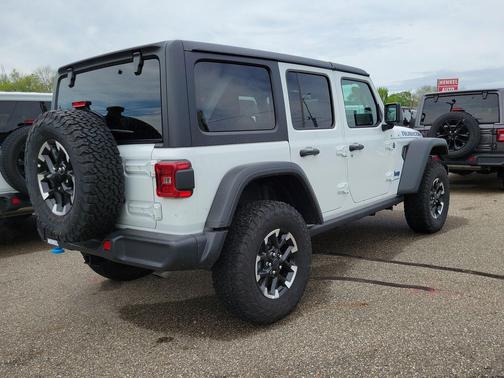 Bright White Clearcoat 2025 Jeep Wrangler 4xe Rubicon