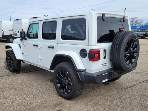 Bright White Clearcoat 2025 Jeep Wrangler 4xe Sahara