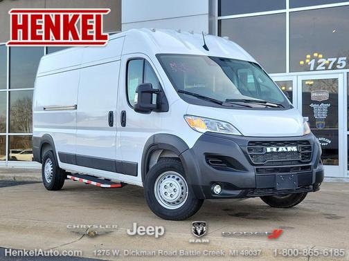Bright White Clearcoat 2025 RAM ProMaster 2500 Tradesman