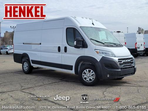 Bright White Clearcoat 2025 RAM ProMaster 3500 High Roof