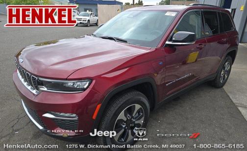 Velvet Red Pearlcoat 2023 Jeep Grand Cherokee 4xe Base
