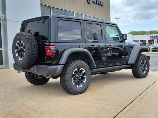 Black Clearcoat 2025 Jeep Wrangler 4xe Rubicon