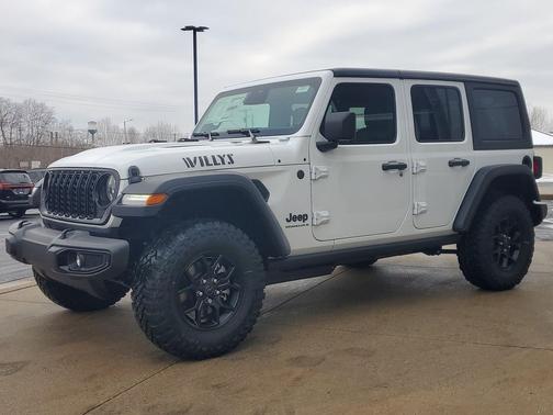 Bright White Clear-Coat Exterior Paint 2026 Jeep Wrangler Willys