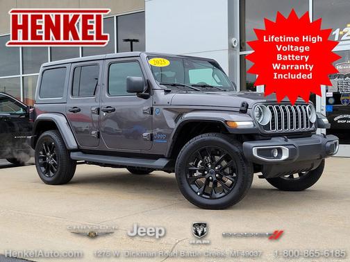 Granite Crystal Metallic Clearcoat 2025 Jeep Wrangler 4xe Sahara