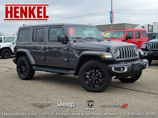 Granite Crystal Metallic Clearcoat 2025 Jeep Wrangler 4xe Sahara
