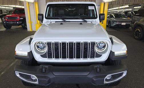 Bright White Clearcoat 2024 Jeep Wrangler 4-Door Sahara 4x4