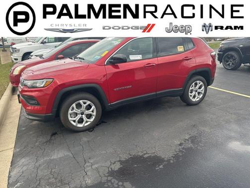 Red Hot Pearlcoat 2025 Jeep Compass Latitude