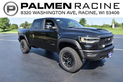 Diamond Black Crystal Pearlcoat 2026 RAM 1500 RHO Crew Cab 4x4 5'7' Box