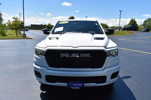 Bright White Clearcoat 2025 RAM 1500 Laramie