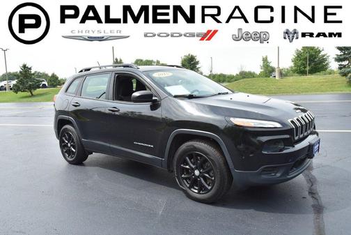 Brilliant Black Crystal Pearlcoat 2015 Jeep Cherokee Sport