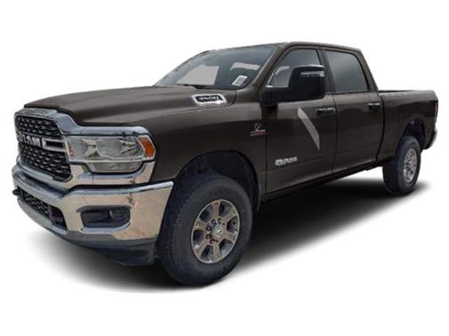 Granite Crystal Metallic Clearcoat 2023 RAM 3500 Big Horn Crew Cab 4x4 8' Box