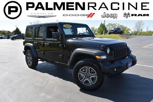 Black Clearcoat 2023 Jeep Wrangler Sport S