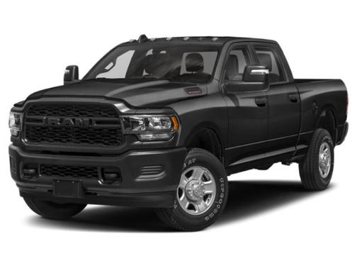 Diamond Black Crystal Pearlcoat 2023 RAM 3500 Tradesman Crew Cab 4x4 8' Box