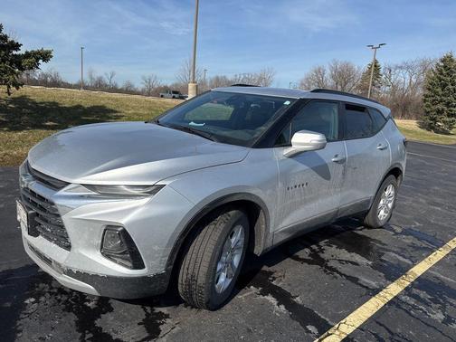 Silver Ice Metallic 2022 Chevrolet Blazer 3LT