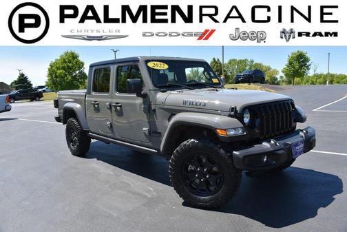 Sting-Gray Clearcoat 2022 Jeep Gladiator Willys 4x4