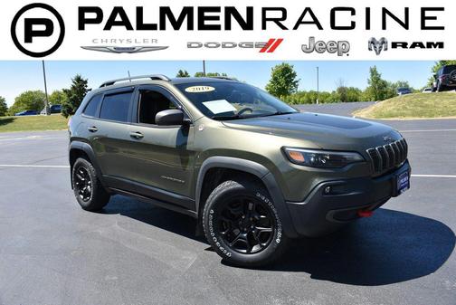 Olive Green Pearlcoat 2019 Jeep Cherokee Trailhawk
