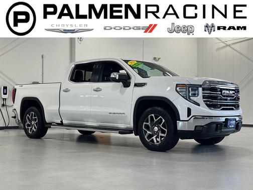 Summit White 2023 GMC Sierra 1500 SLT