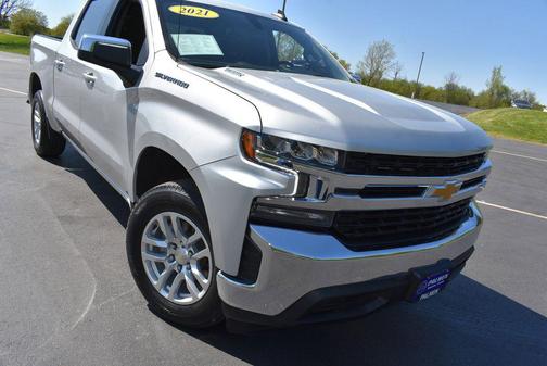 Silver Ice Metallic 2021 Chevrolet Silverado 1500 LT