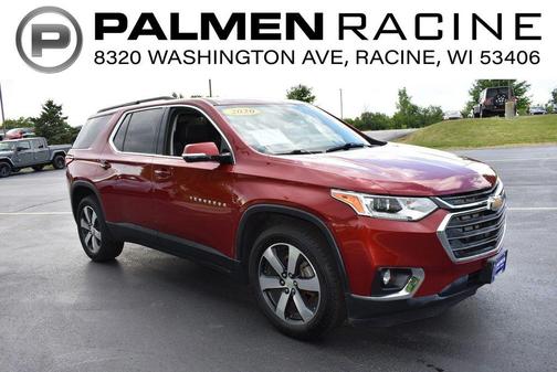 Cajun Red Tintcoat 2020 Chevrolet Traverse LT Leather