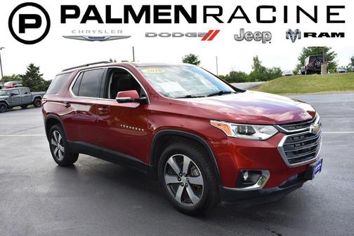Cajun Red Tintcoat 2020 Chevrolet Traverse LT Leather