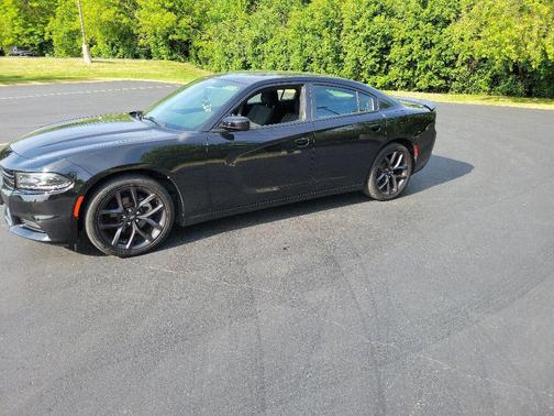 Pitch Black Clearcoat 2021 Dodge Charger SXT