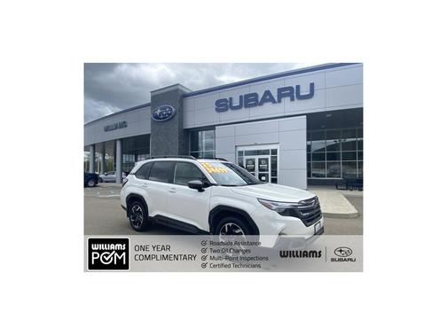 Crystal White Pearl 2025 Subaru Forester Limited