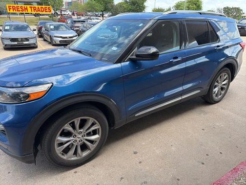 Blue Metallic 2023 Ford Explorer Limited