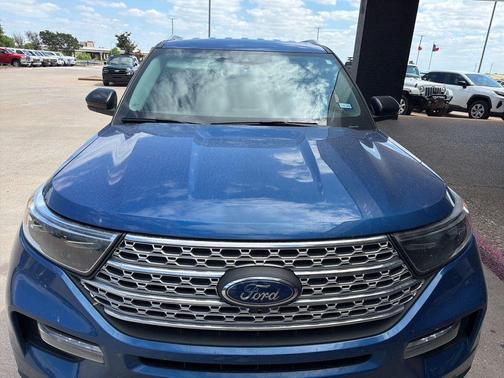 Blue Metallic 2023 Ford Explorer Limited