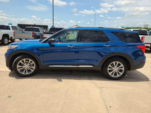 Blue Metallic 2023 Ford Explorer Limited