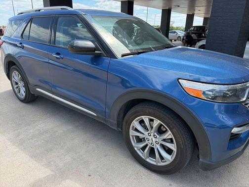 Blue Metallic 2023 Ford Explorer Limited