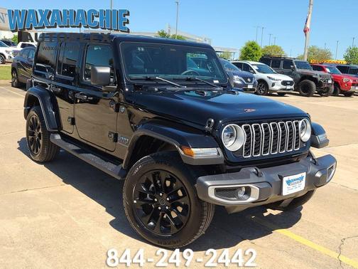 Black Clearcoat 2025 Jeep Wrangler 4xe Sahara