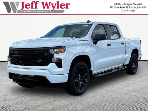 Summit White 2026 Chevrolet Silverado 1500 Custom