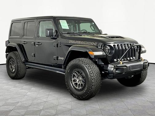 Black Clearcoat 2022 Jeep Wrangler Unlimited Rubicon 392