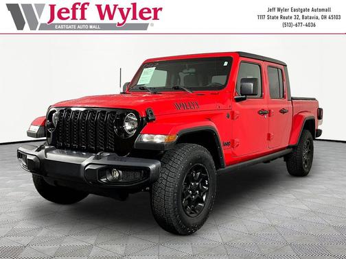 Firecracker Red Clearcoat 2023 Jeep Gladiator Willys 4x4
