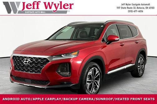 Scarlet Red 2019 Hyundai SANTA FE Ultimate 2.0T