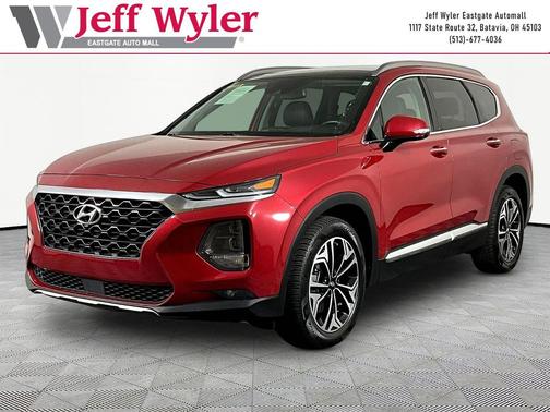 Scarlet Red 2019 Hyundai SANTA FE Ultimate 2.0T