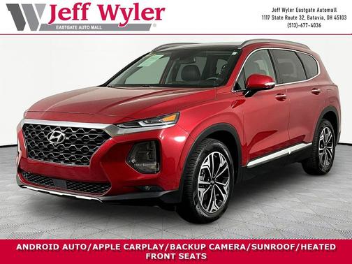 Scarlet Red 2019 Hyundai SANTA FE Ultimate 2.0T