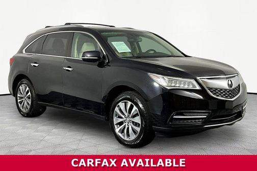 Crystal Black Pearl 2014 Acura MDX 3.5L